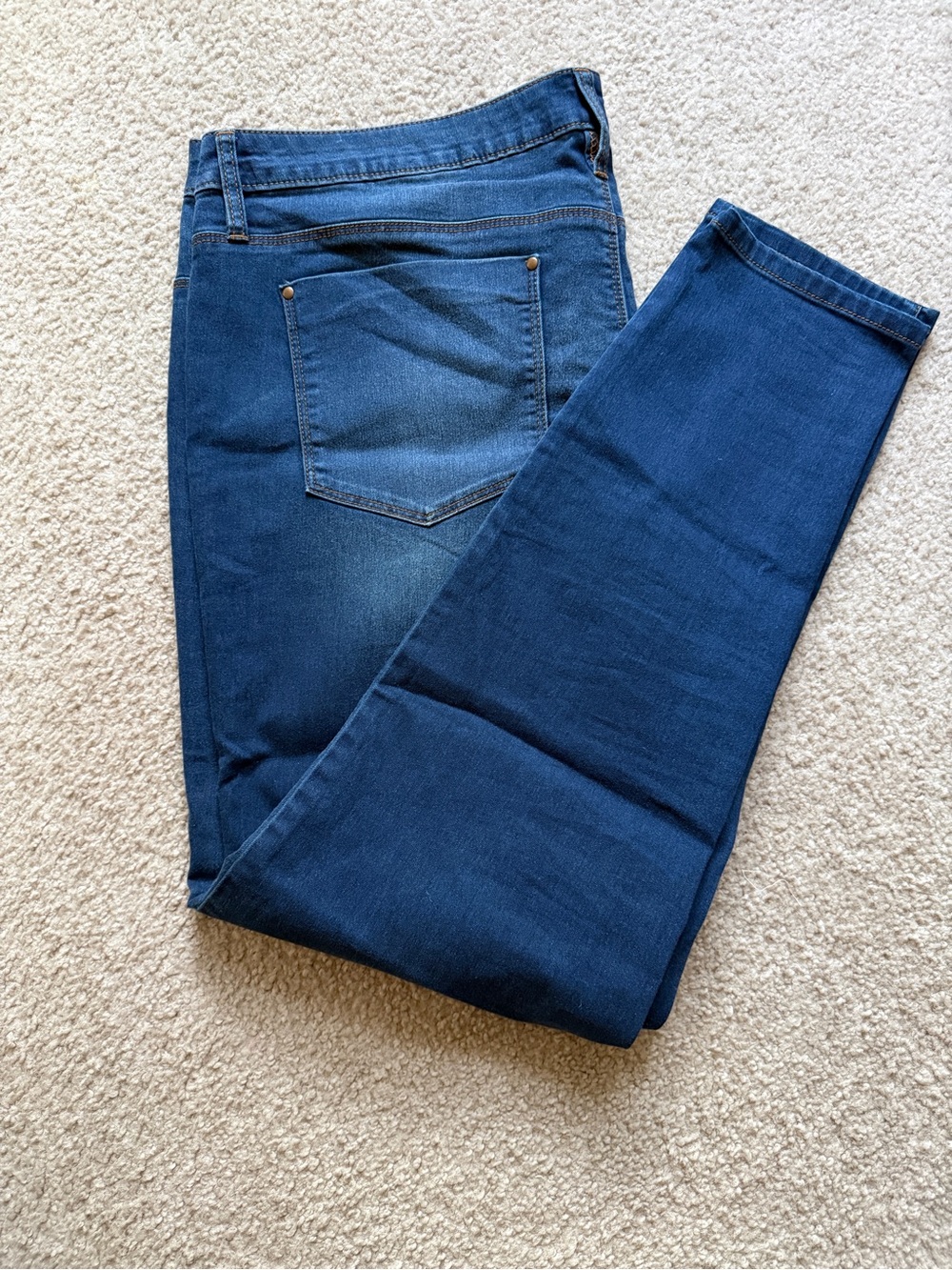 a.n.a Women's Slim Dark Blue Stretch Jeans